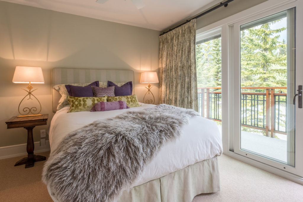 Canmore condo custom window coverings