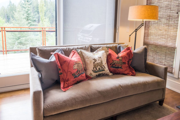 Canmore soft furnishing detail