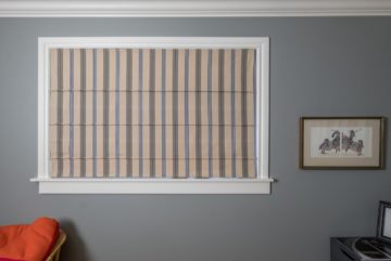 Interior window treatment detail